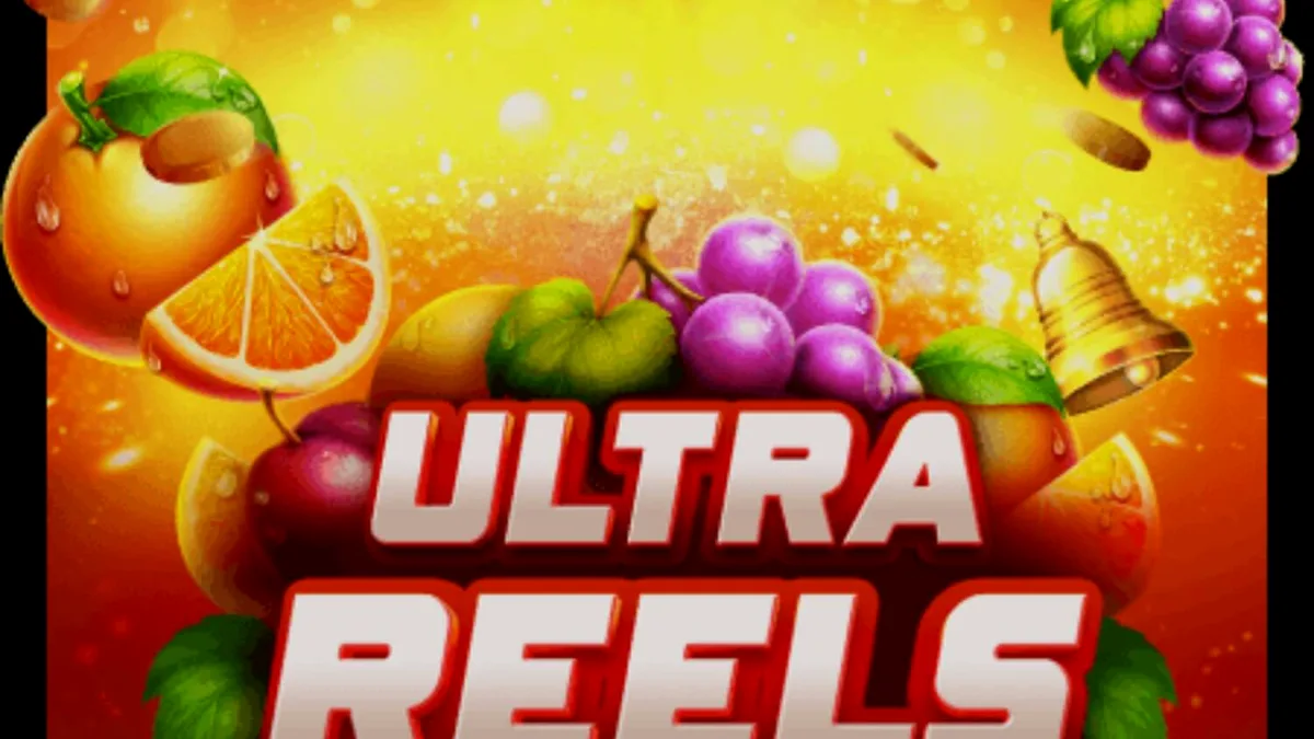 Tampilan visual slot Ultra Reels Fruteria dengan simbol buah berwarna-warni